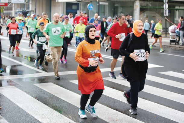 Hidžab na ljubljanskem maratonu