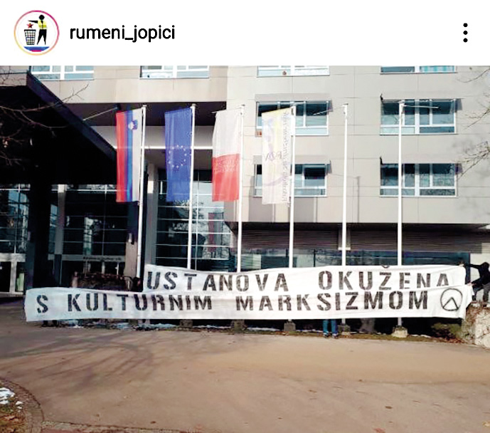 Fakulteta za družbene vede je po mnenju slovenskega alt-right gibanja leglo kulturnega marksizma.