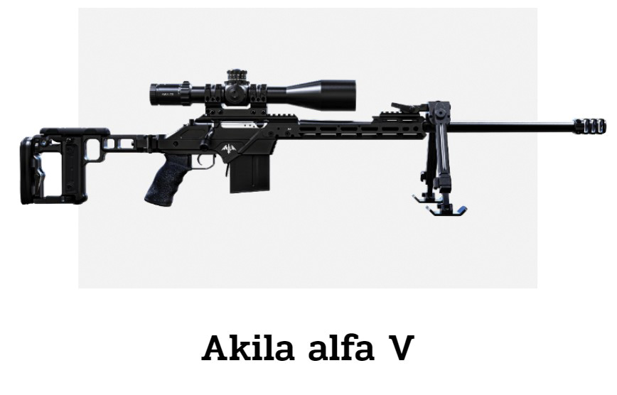 Ostrostrelska puška Akila alfa družine Molek.