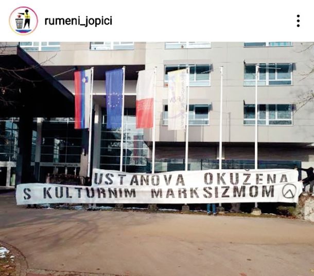 Fakulteta za družbene vede je po mnenju slovenskega alt-right gibanja leglo kulturnega marksizma.