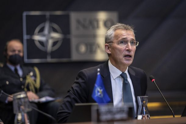 Prihodnost Ukrajine je v evroatlantski družini, je dejal generalni sekretar zveze Nato Jens Stoltenberg.