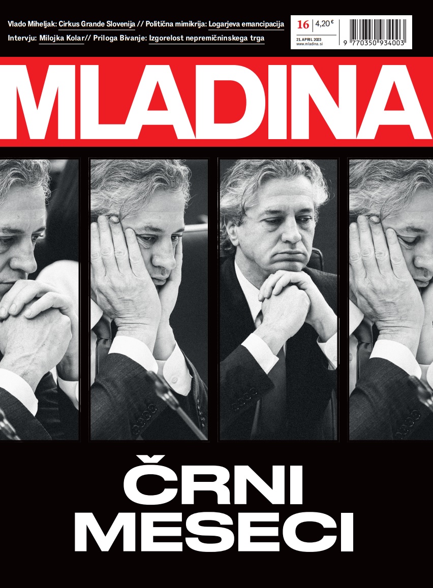 Naslovnica nove Mladine: ČRNI MESECI