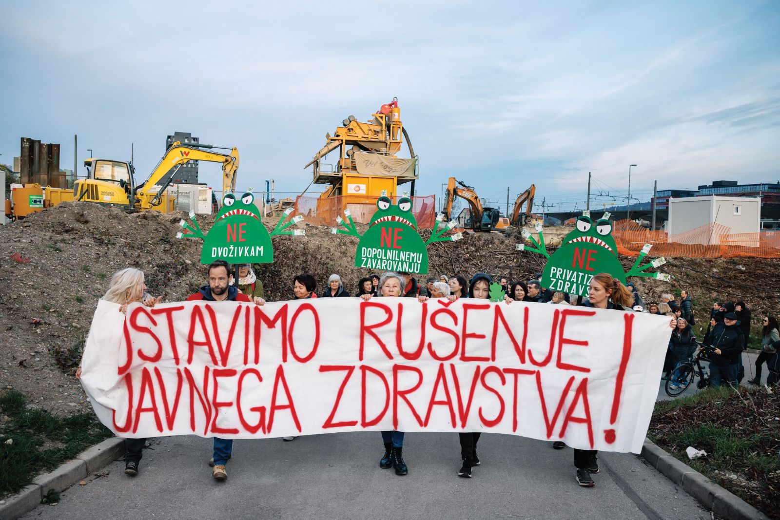 Pohod za javno zdravstvo v Ljubljani | Luka Dakskobler