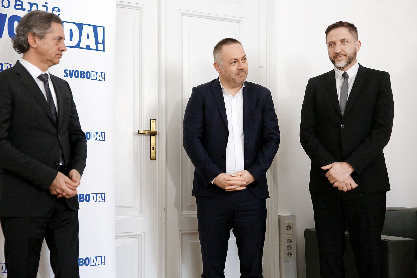 Lahko bi bili junaki: Robert Golob, Danijel Bešič Loredan in Klemen Boštjančič 