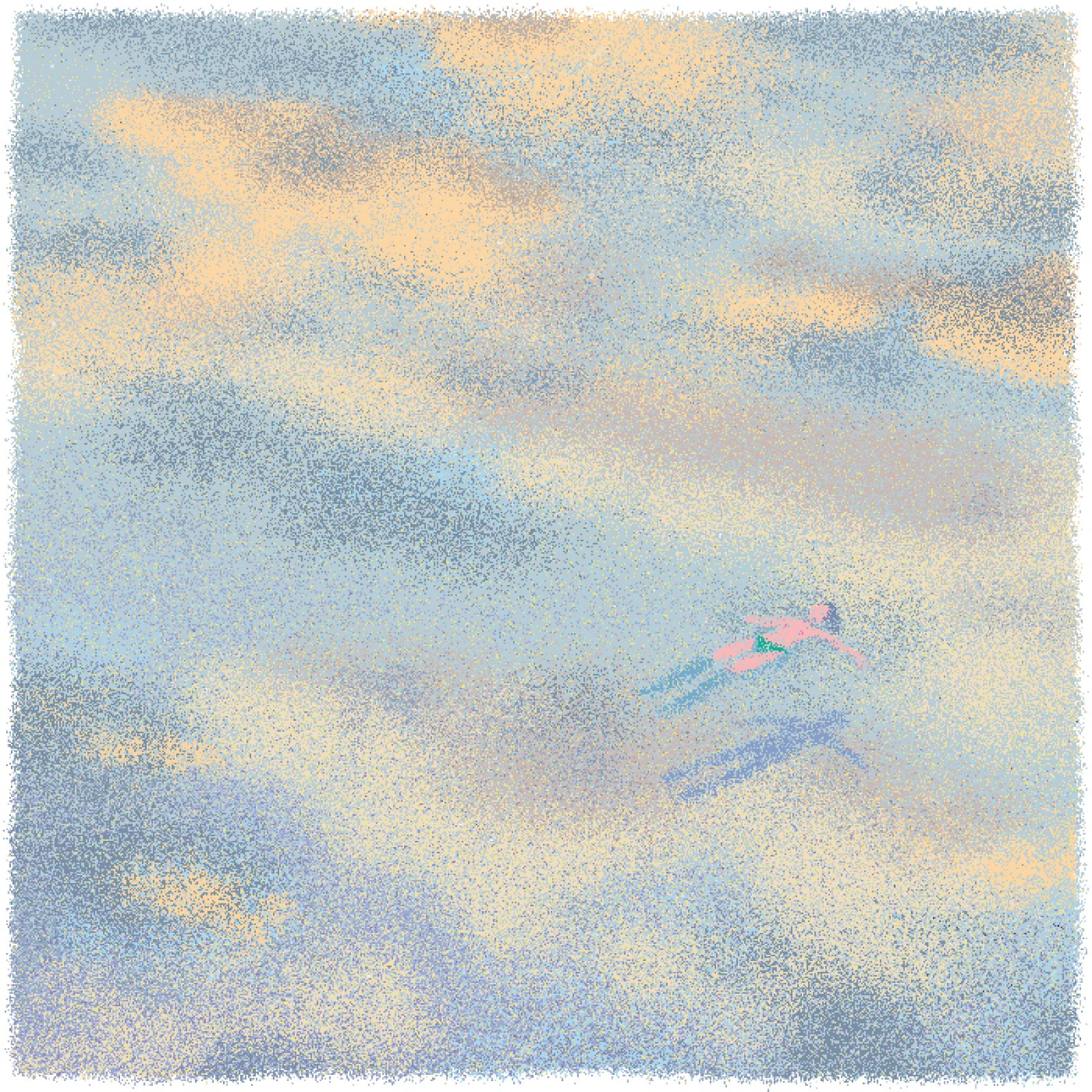 Ena od impresionističnih ilustracij, ki jih tedensko ustvarja za kolumno pastorke Tish Harrison Warren v ameriškem časniku The New York Times.