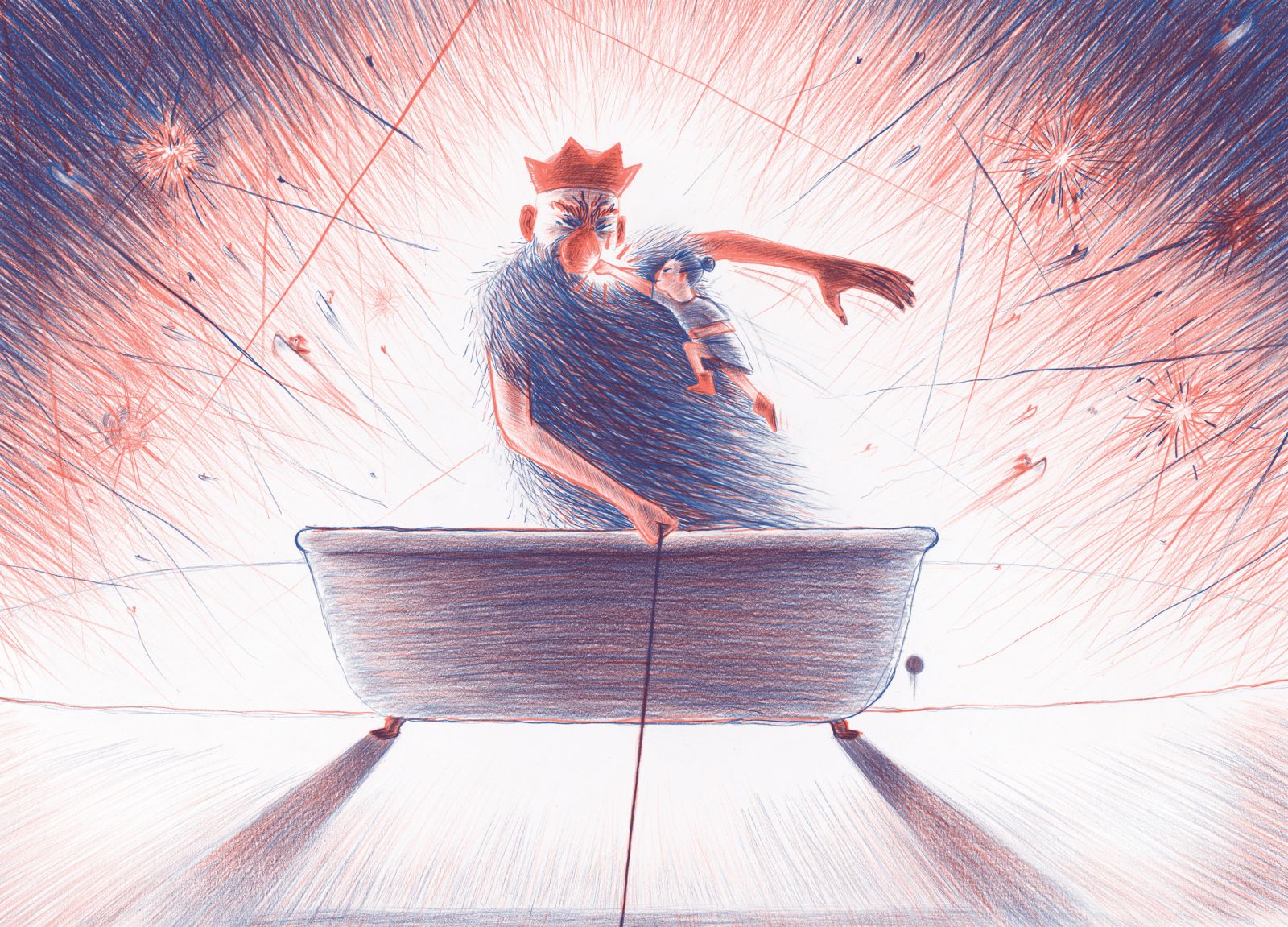 Za ilustrirano pravljico Zmaji v banji, ki jo je pod okriljem študentskega časopisa Tribuna ustvaril zgolj z rdečo in modro barvico, je prejel plaketo Hinka Smrekarja.