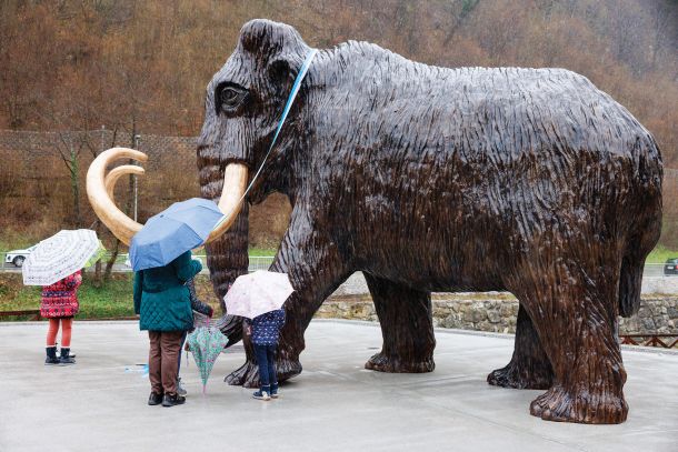 Odkritje skulpture mamuta, Kamnik 