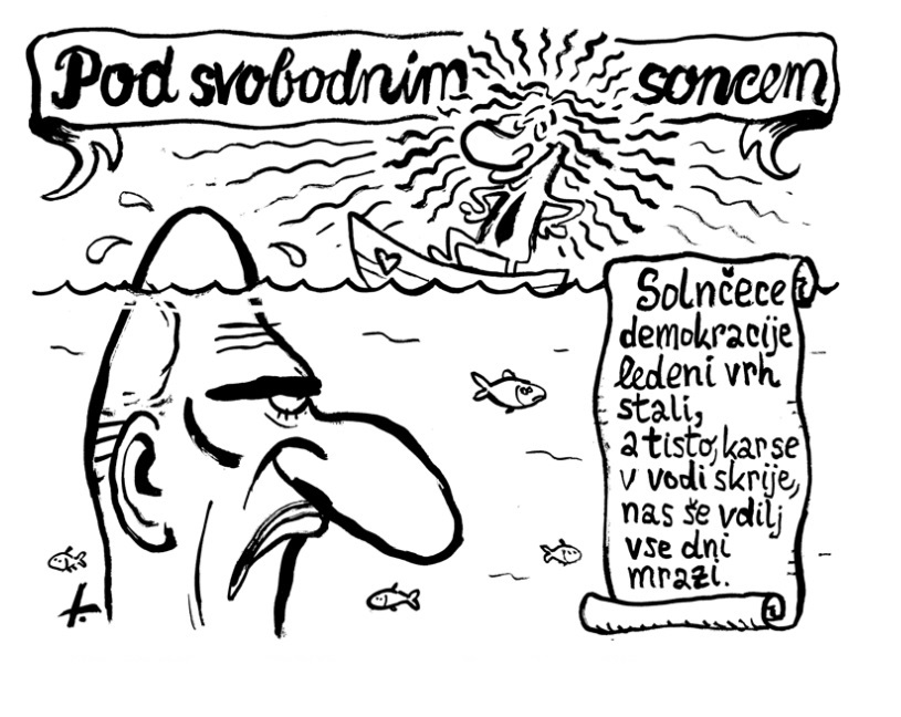 Večina ledene gore je skrita