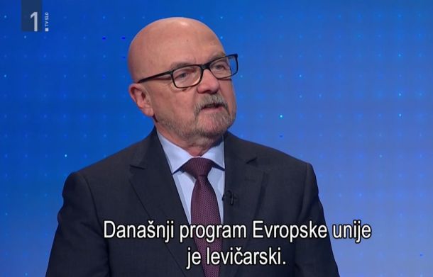 Kontroverzni Legutko v Odmevih na TV Slovenija