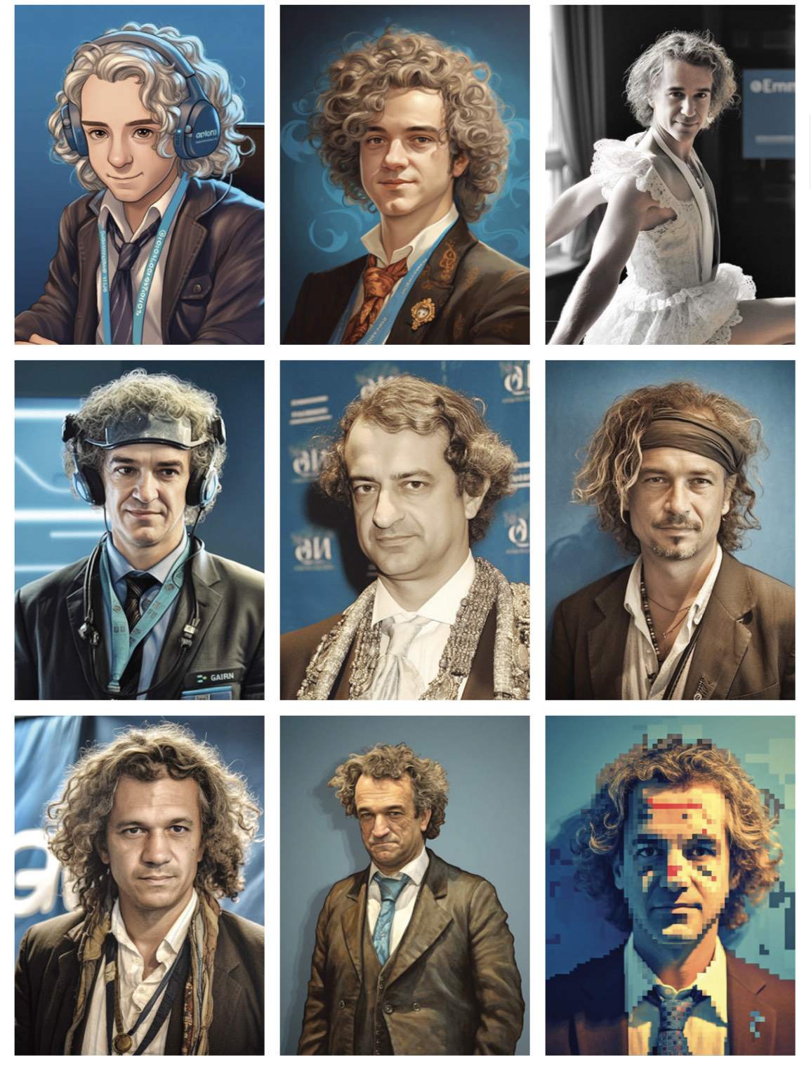 Slike so bile ustvarjene s programom Midjourney