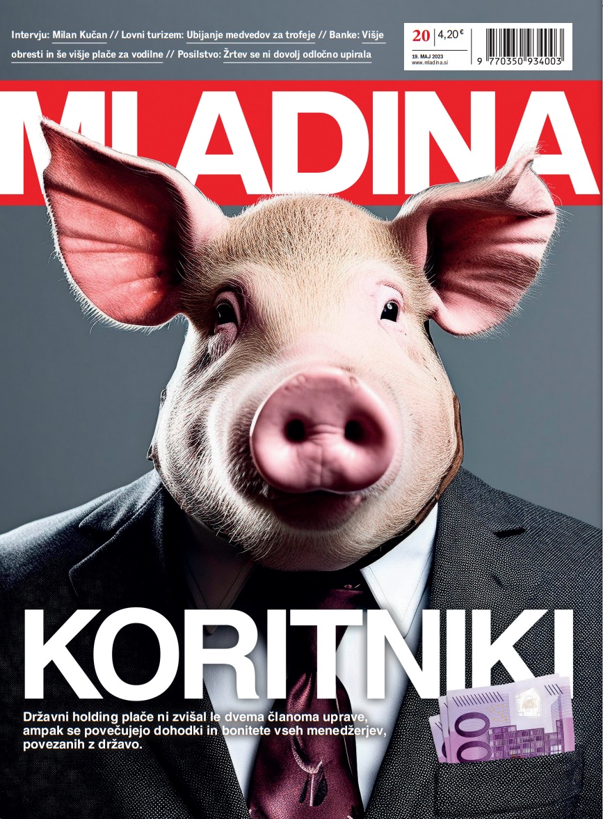 Naslovnica nove Mladine / KORITNIKI