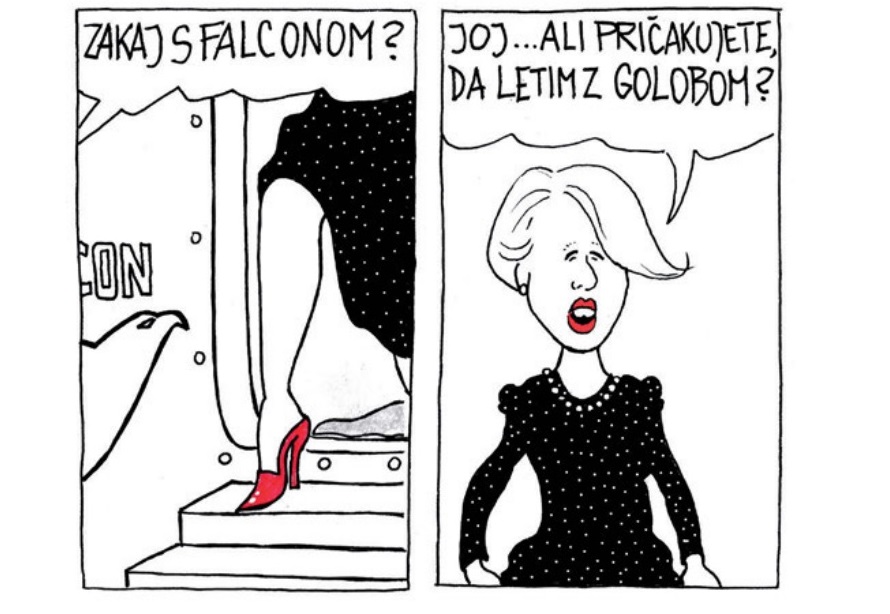 ALI PRIČAKUJETE, DA LETIM Z GOLOBOM?