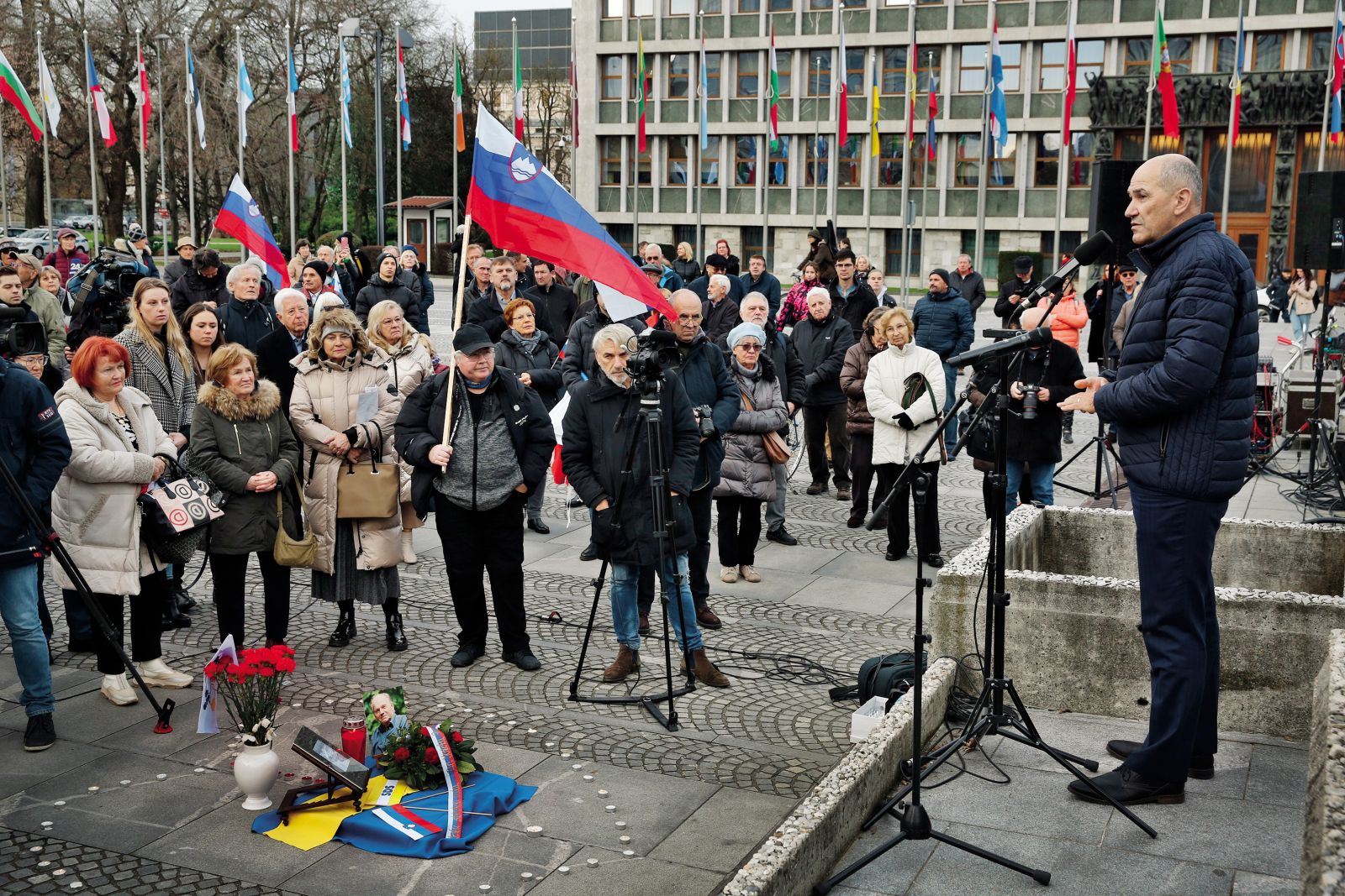 Janez Janša na zborovanju SDS ob 20. obletnici smrti Jožeta Pučnika | Borut Krajnc