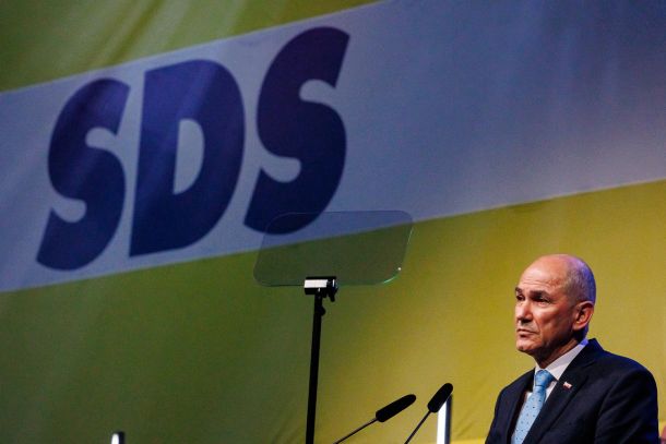 Predsednik stranke SDS Janez Janša