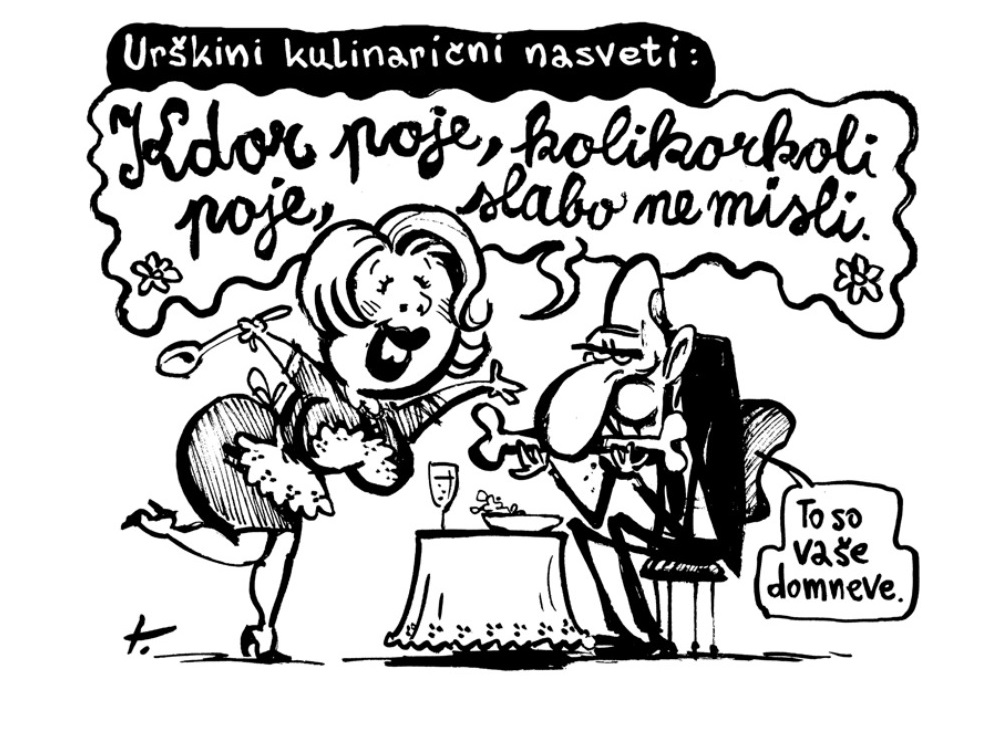 Urška Klakočar Zupančič /  »Kdor poje, slabo ne misli«