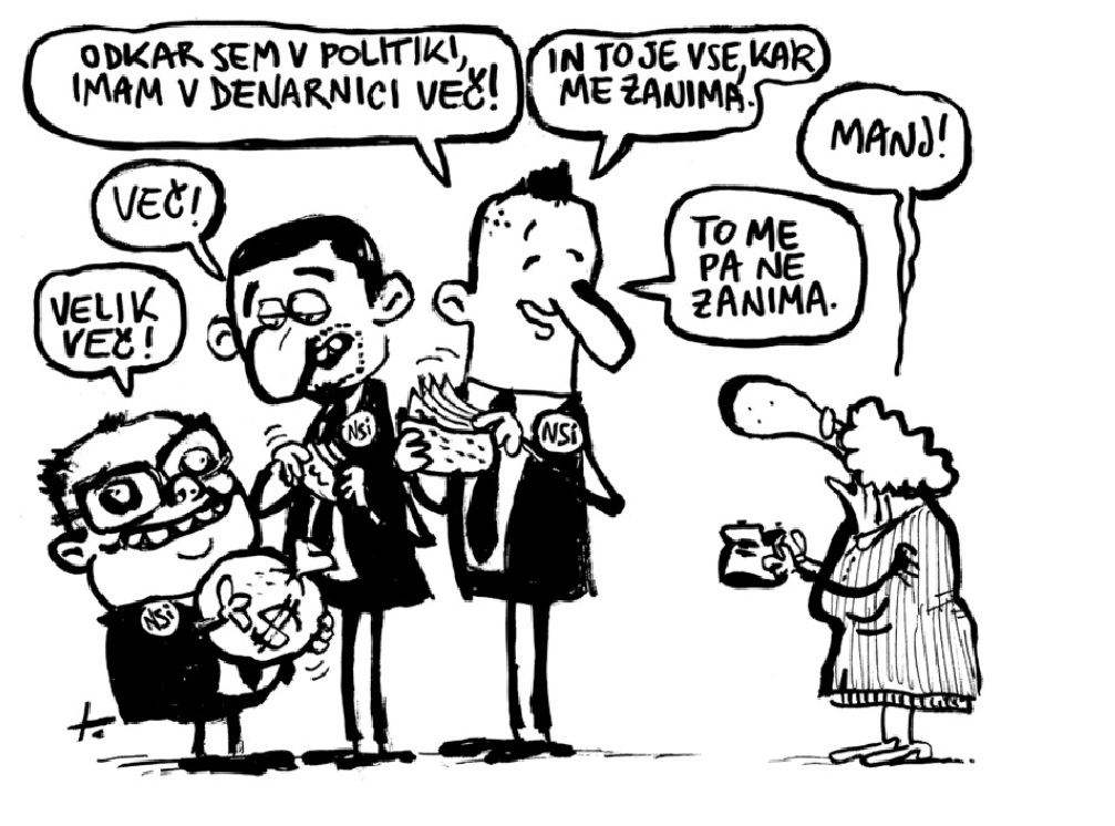 Kako politiko razume poslanec NSi?