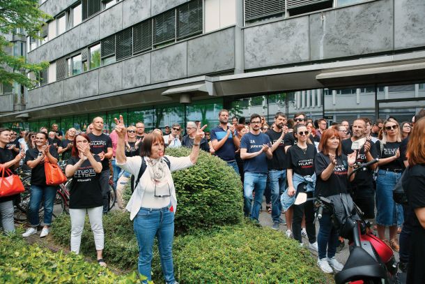 Stavka delavcev RTV Slovenija, 23. maja