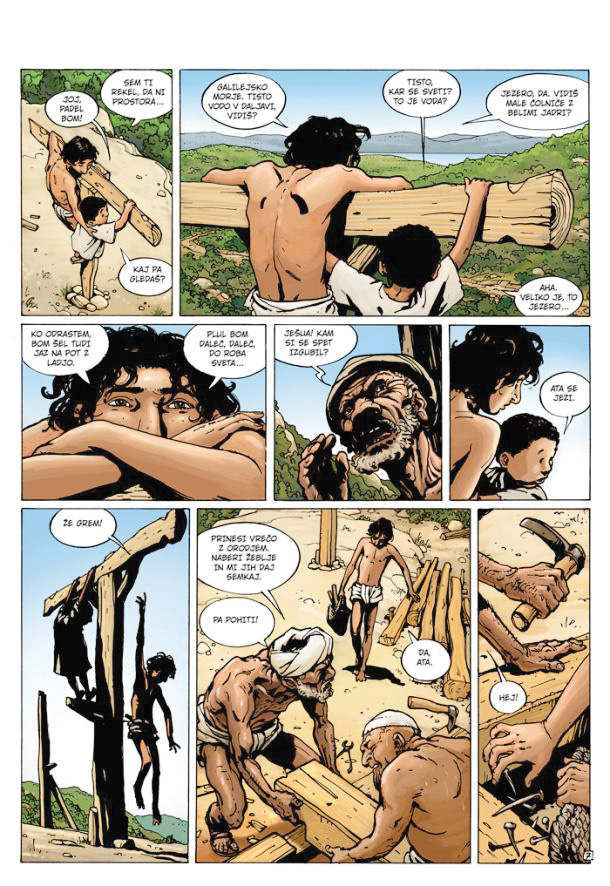 Primer stripa – Tomaž Lavrič: Tolpa mladega Ješue