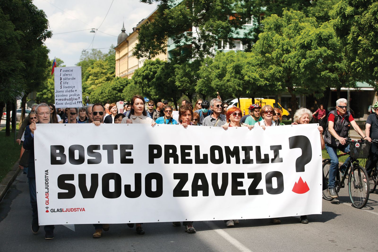 Opozorilo iniciative Glas ljudstva ob prvi obletnici vlade Roberta Goloba | Borut Krajnc