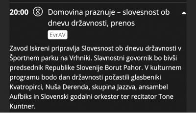 In kje je v tem času bivši predsednik?