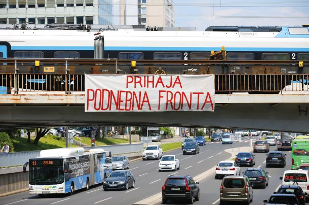 Prihaja podnebna fronta 