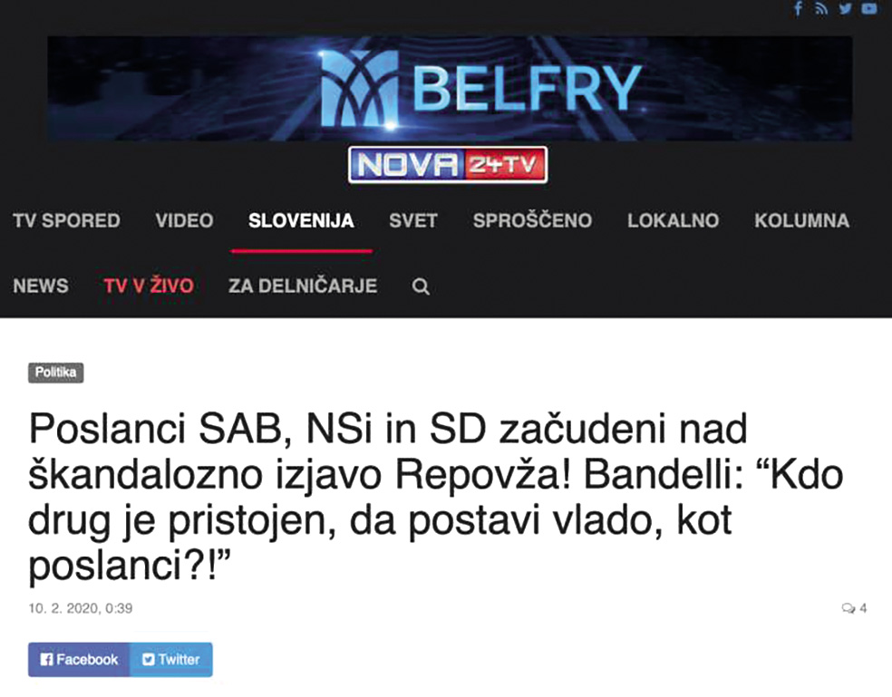 Eden največjih oglaševalcev na televiziji stranke SDS Nova24 je bilo podjetje Belfry. Povezano je z Rusijo in z madžarsko energetsko družbo MVM, ki ji jedrsko elektrarno gradi Rosatom.