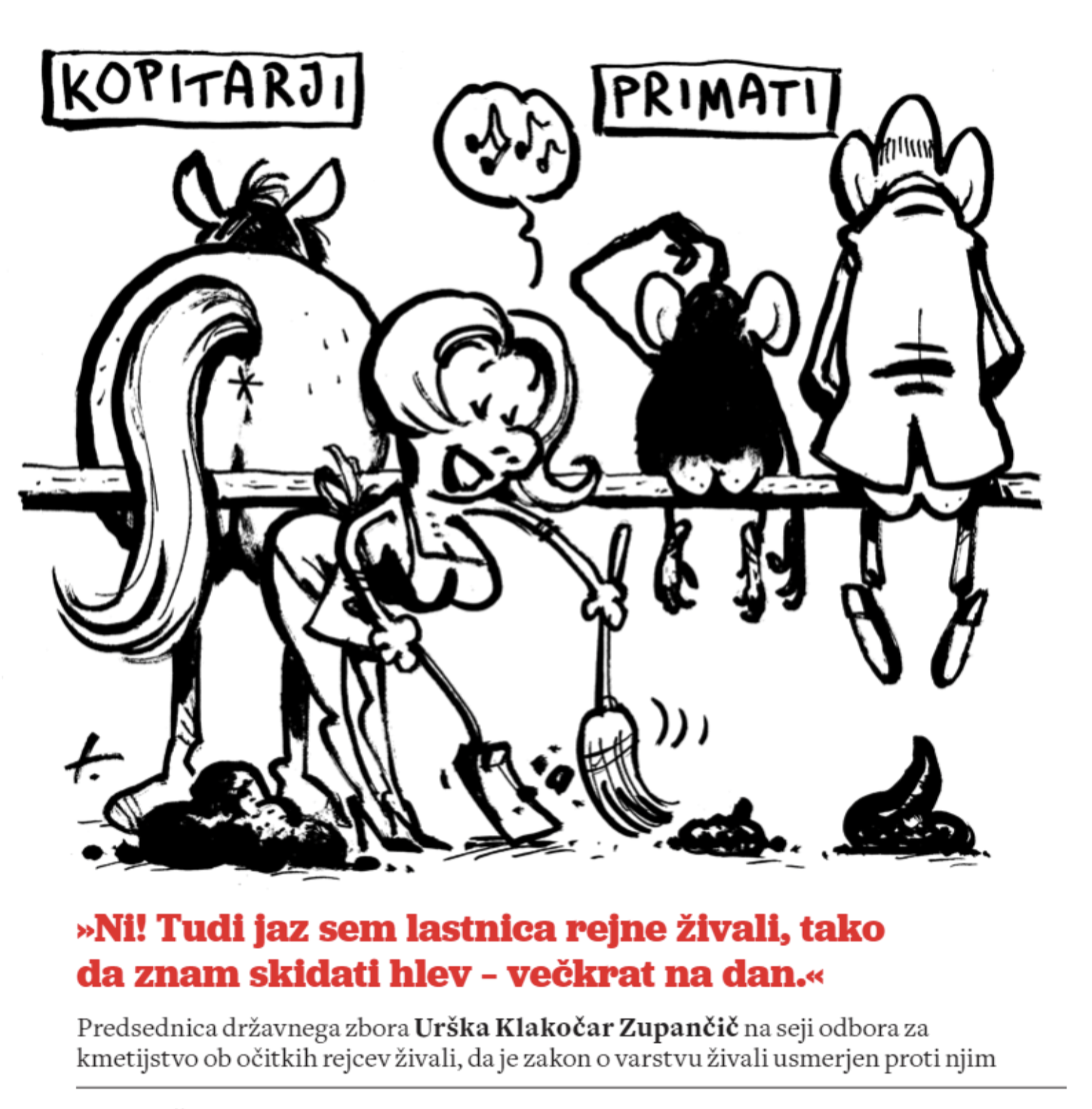 »Znam skidati hlev – večkrat na dan«