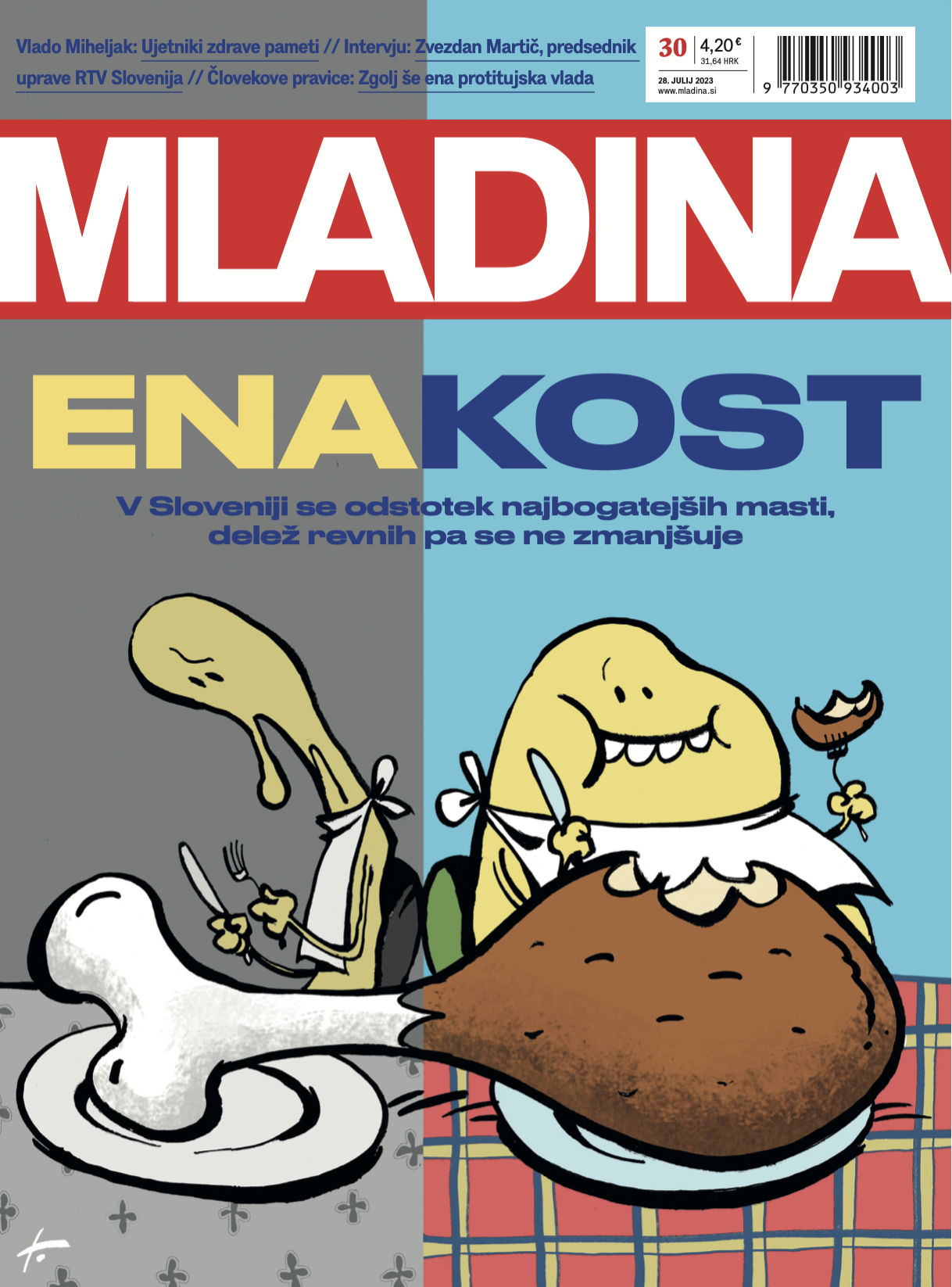Naslovnica nove Mladine / ENAKOST