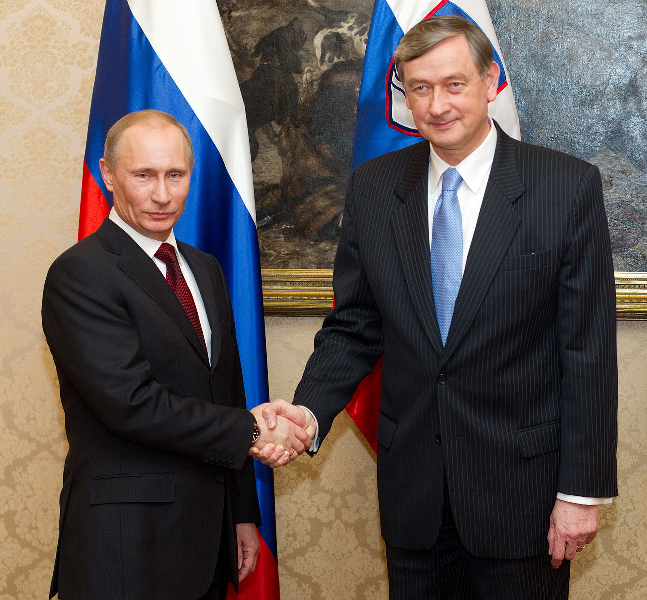 Bilo je nakoč: nekdanji slovenski predsednik Danilo Türk in (še vedno aktualni) ruski predsednik Vladimir Putin