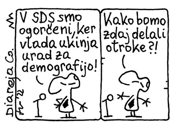 Kako bodo zdaj v SDS delali otroke?!