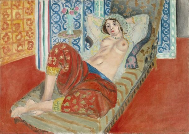 Henri Matisse: Odaliska v rdečih hlačah, 1921