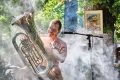 Sounds of Slovenia trio na festivalu Plavajoči grad, Grad Snežnik 