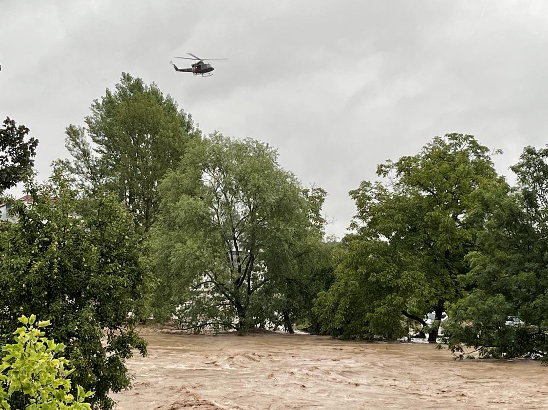 Škofja Loka pod vodo