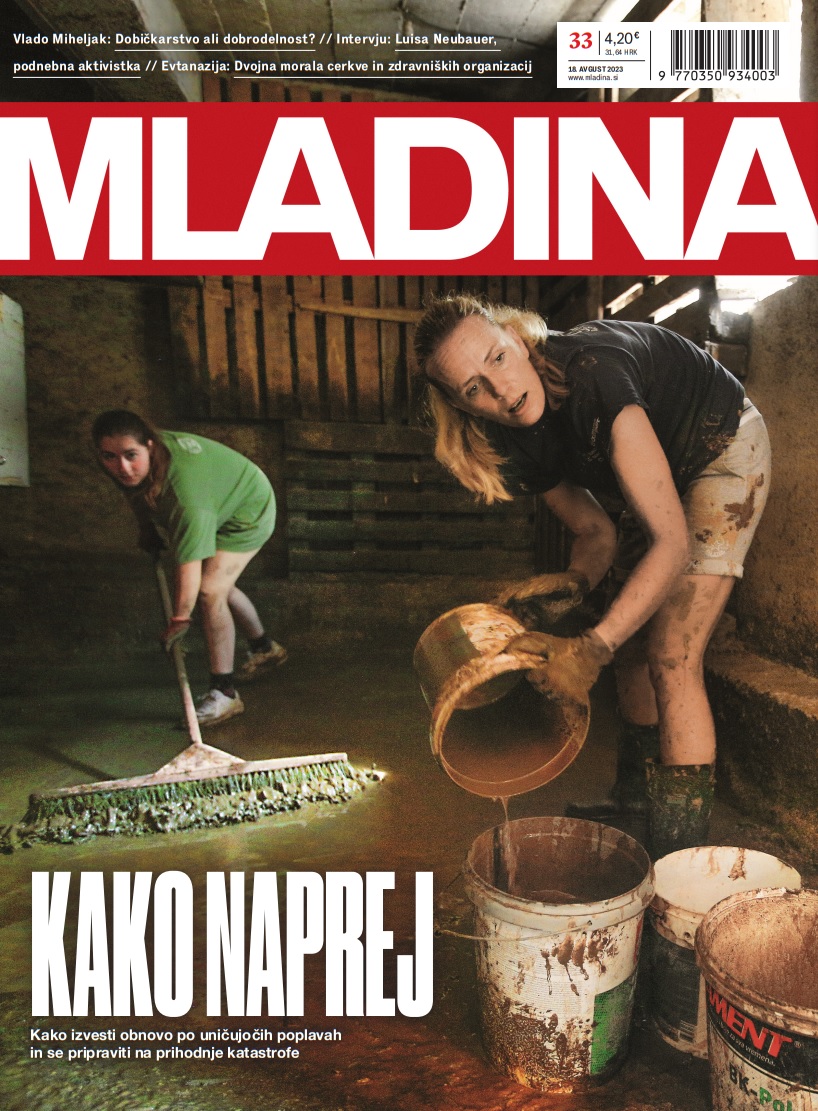 Naslovnica nove Mladine /  KAKO NAPREJ