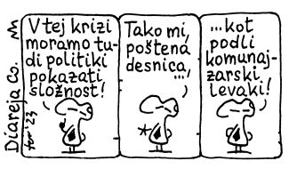 V tej krizi morajo tudi politiki pokazati složnost
