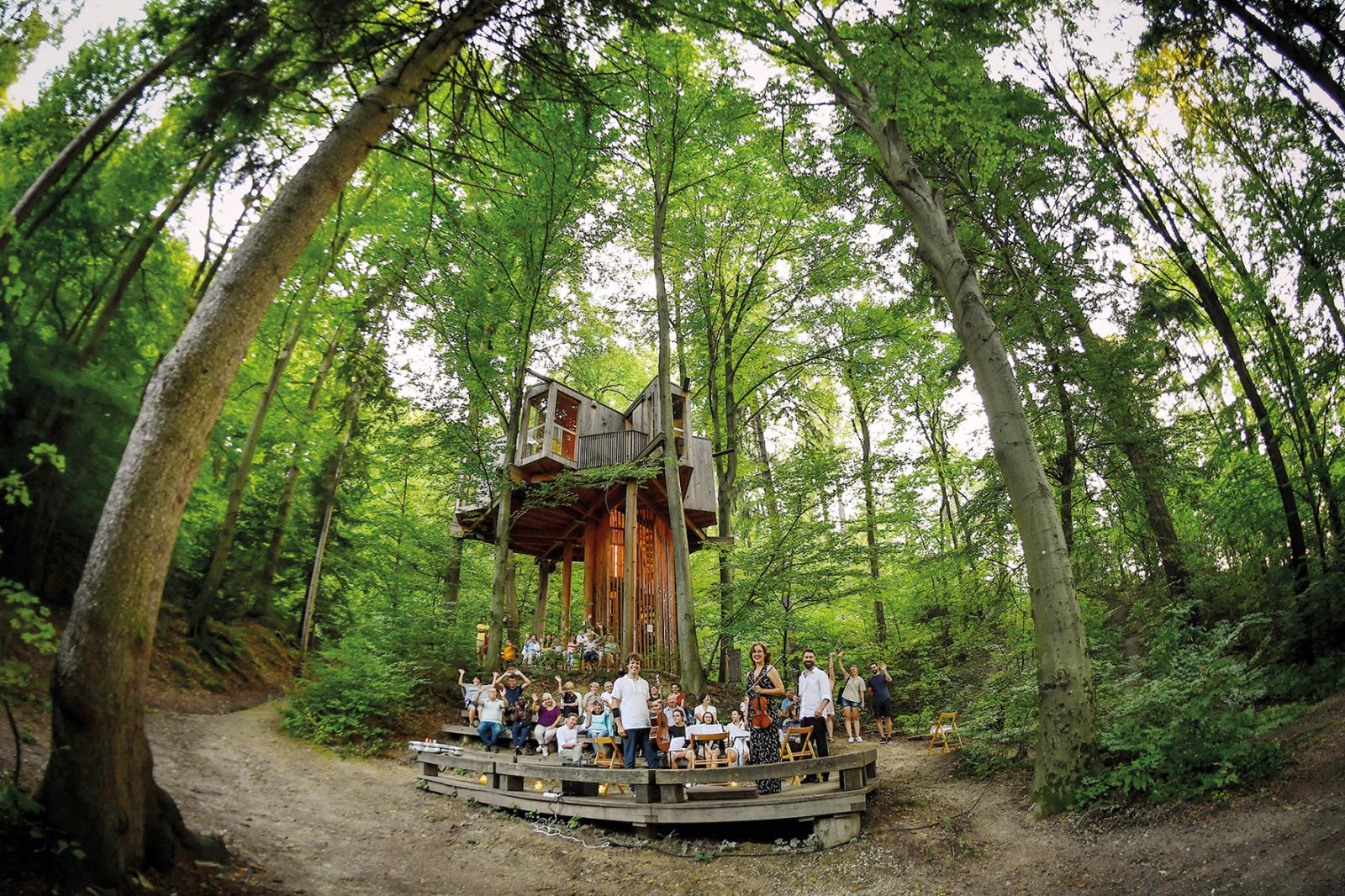 Prisluhi v Mestnem gozdu, Drevesna hiška, CE | Blaž Kolarič/Pigac.si