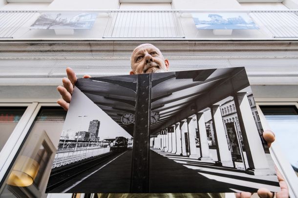 Bernhard Hinz: Ljubljana – poezija praznega mesta, Galerija Soteska, LJ 