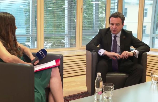 Intervju s kosovskim premierjem Albinom Kurtijem na TV Slovenija