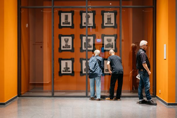 Fotografija z otvoritve razstave v Dortmundu