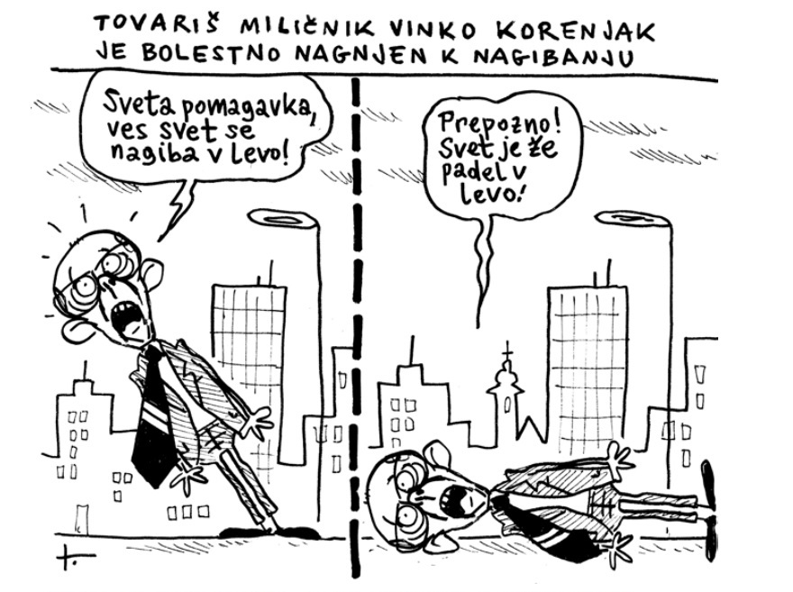 Vinko Gorenak /  »Jaz sem poskušal stolp zadržati, da ne bi bil preveč v levo nagnjen«
