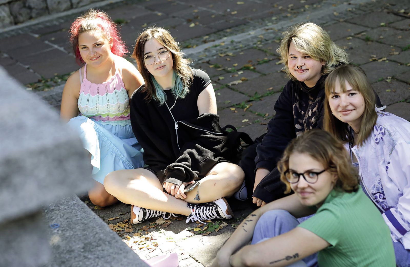 Maša, Ema, Luka, Jasna in Taja