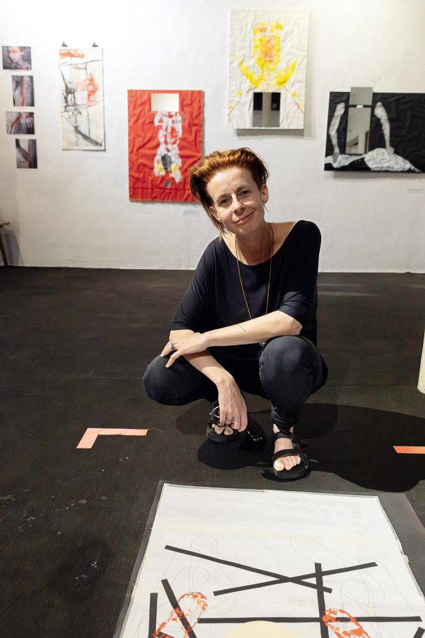 Andreja Gomišček: Preračunljivost? Ne počnem; Galerija Alkatraz, LJ 