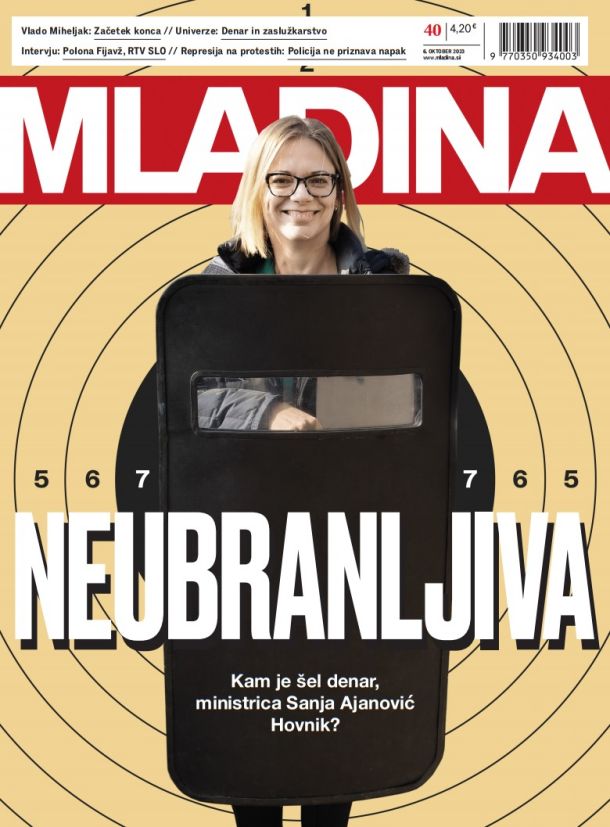 Naslovnica aktualne številke Mladine