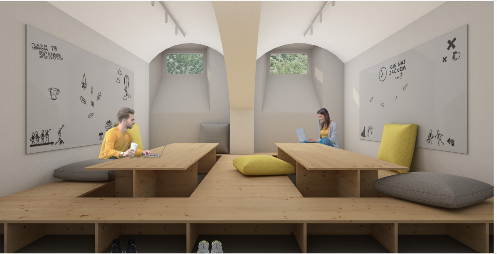 Vizualizacija arhitekturnega biroja Kosi in partnerji 