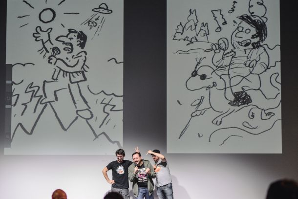 Podelitev nagrad zlatirepec; festival stripa, Tinta 2023, Kino Šiška, LJ
