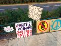 Protest proti vojni v Izoli