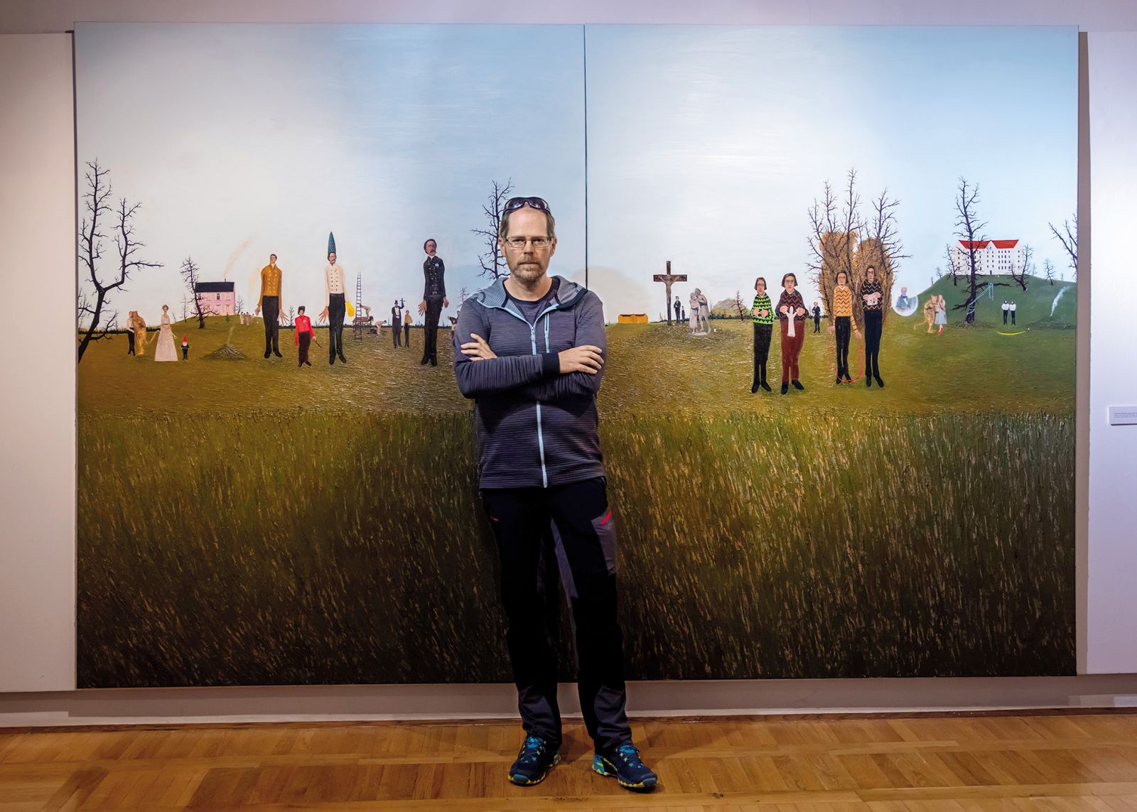 Matej Čepin: Od koder prihajamo, ptice pojejo lepo pesem, Galerija Kvartirna hiša, CE | Tomaž Črnej