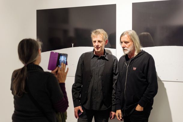 Herman Pivk: HA – LO; avtor in Aldo Kumar, Galerija Photon, LJ