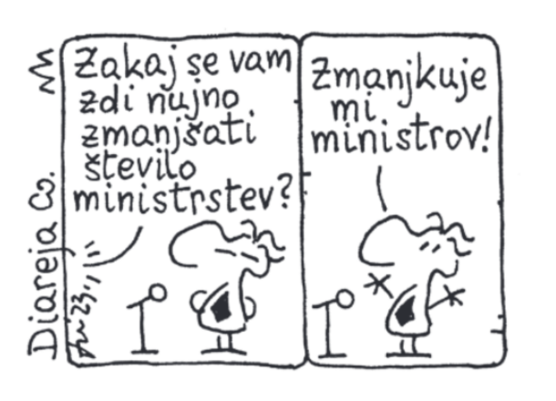 Golobu že zmanjkuje ministrov