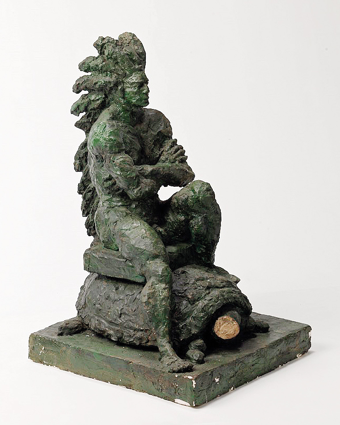Karla Bulovec Mrak (1895–1957): Tecumseh (patiniran mavec), Mestni muzej Ljubljana